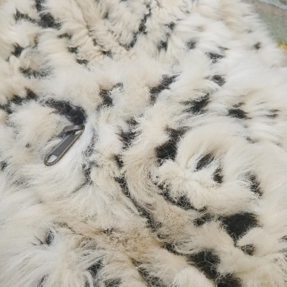 Pottery Barn Teen Faux Snow Leopard Fur Bookbag Back To School Bold Edgy Fun